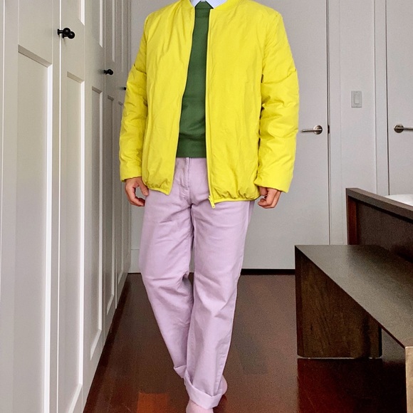 COS Duvet Oversized Zip Bomber Jacket Men